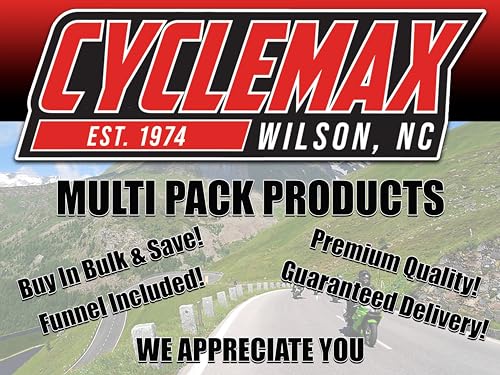 Cyclemax Two Pack compatible with Honda Chain Cleaner 08732-CHC00 Contains Two 15oz Cans and a Funnel