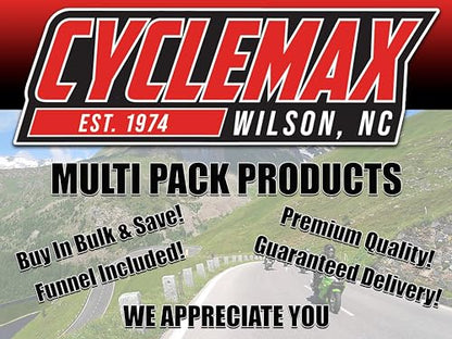 Cyclemax Two Pack compatible with Honda Chain Cleaner 08732-CHC00 Contains Two 15oz Cans and a Funnel