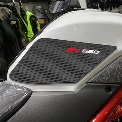 FOR SV650 SV650X Sv650 Sv650x 2026 2025 2024 2023 2022 2020-2016 Tank Grip Motorcycle Fuel Tank Pad Fuel Tank Fuel Tank Protector Protective Decal Sticker Fuel Tank Protector Fixed Non-slip Waterproof