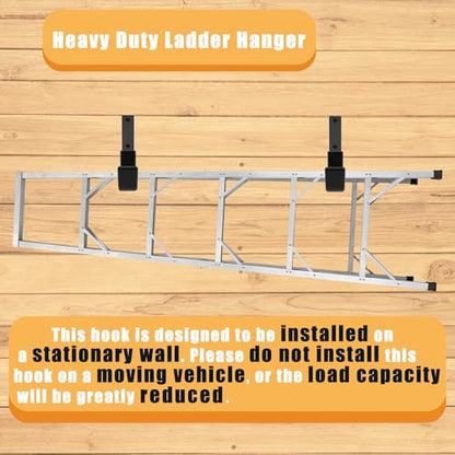 Heavy Duty Utility Hooks - Wall Mount, Hose Holder, Bike & Ladder Hooks, Chainsaw & Leaf Blower Hanger - 8 Small - size: 8 S