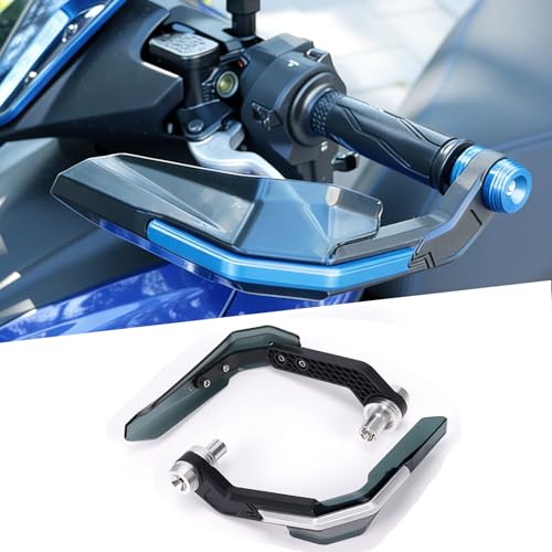 Motorcycle Handlebar Guard for Benelli TNT 135 2017 2018 2019 2020 2021 2022 2023 2024 2025 2026, Motorcycle Grip Handlebar Brake Clutch Lever Guard Protector, Handguards Protector Wind Deflectors - color: C Silver