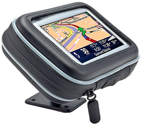 Arkon GPS Adhesive Motorcycle Mount with Water Resistant Holder for 4.3 inch Screen Size GPS