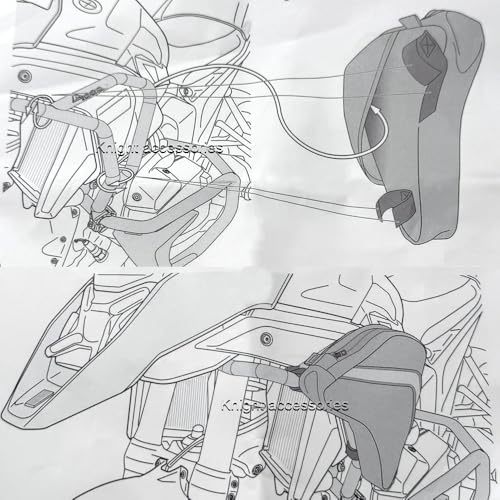 2024 For BMW R1300GS R1300 GS r1300gs 2023 Motorcycle Frame Bumper Waterproof Bag Repair Tool Placement Travel Bag