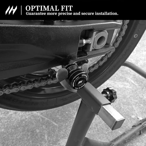M8 Motorcycle Swingarm Sliders For GSX-R600 1992-2026 GSX-R 600Z 2022-2026 Swingarm Spools CNC Aluminum Heavy-Duty gsx-r 600 600z Accessories (Black) - color: Black