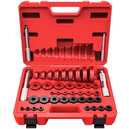 Marvelity 43 Piece Bearing Press Kit, Bearing Race & Seal Driver Set, Professional Seal Driver Installer Tool for Bearing Installation, Heavy-Duty for Automotive & Machinery Repair