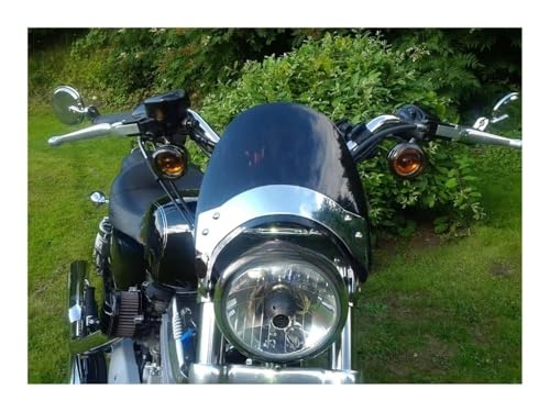 Motorcycle Windshield for Shadow for Spirit 750 VT750C VT750C2 VT750C2S VT750RS Bike Motorcycle Motorbike Windshield Windscreen - color: Clear