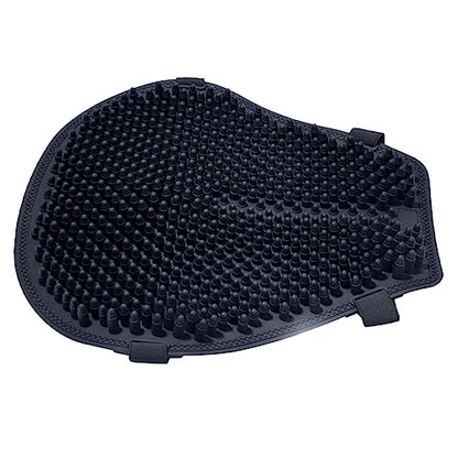 Amosfun Non Skid Silicone Motorcycle Seat Cover Breathable Heat Resistant Cushion Pad for Street and Sports Bikes Comfortable Outdoor Riding Saddle Protector