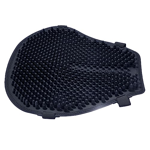 Amosfun Non Skid Silicone Motorcycle Seat Cover Breathable Heat Resistant Cushion Pad for Street and Sports Bikes Comfortable Outdoor Riding Saddle Protector