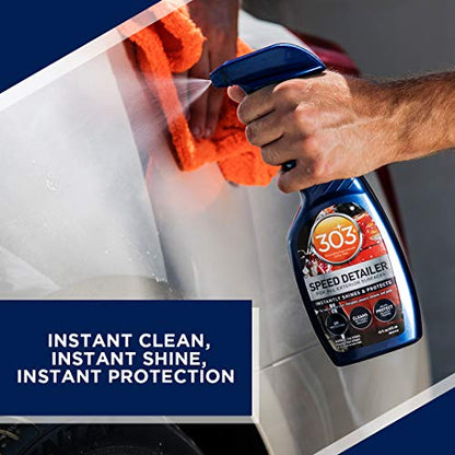 303 Automotive Speed Detailer - Instantly Shines & Protects, Perfect for in Between Washes, Provides Superior UV Protection, Helps to Repel Dust & Dirt, 32oz (30246CSR) Packaging May Vary - size: 32 Fl Oz (Pack of 1)