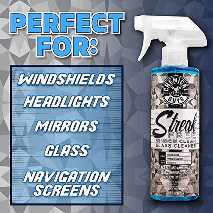 Chemical Guys Exterior Wash And Shine Kit With Storage Bag Car Wash Soap Glass Cleaner Tire And Trim Dressing Microfiber Towels Giftable Car Care Set - style: KIT + BAG