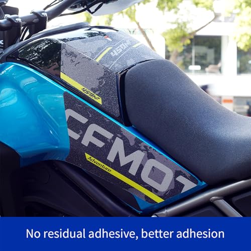 Motorcycle Tank Pad,Motorcycle Fuel Tank Protector,Gas Tank Decals Compatible with CFMOTO 450MT CF Moto MT450 450 MT(MmBlue) - color: Mmblue