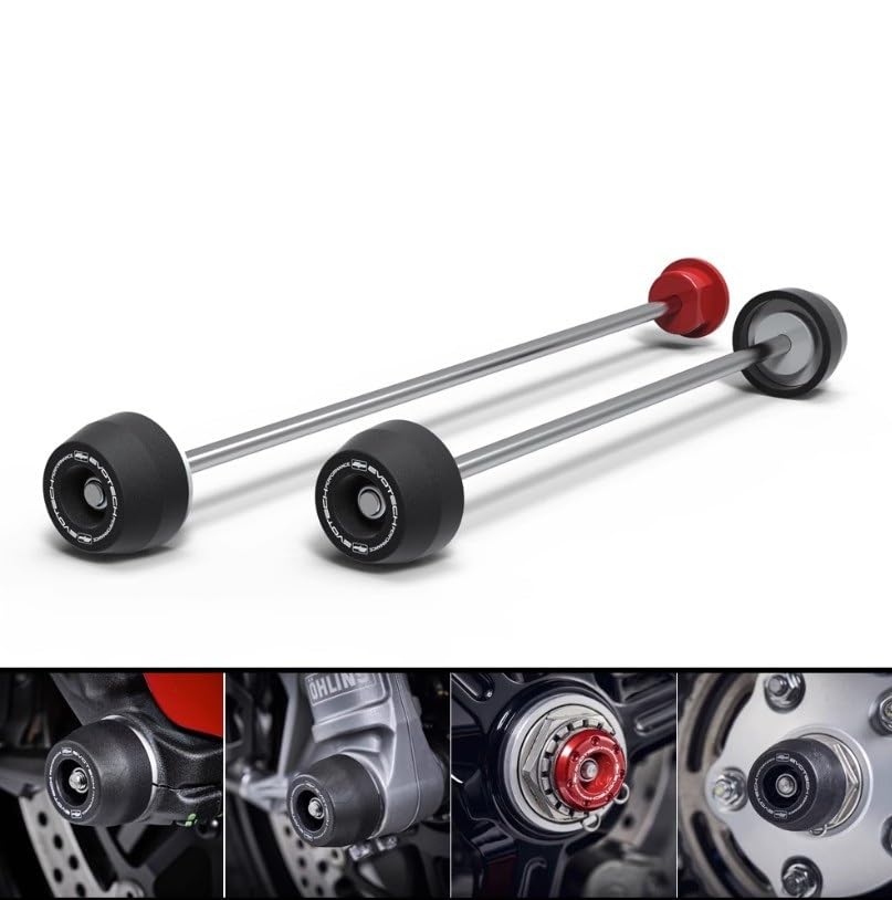 Wheel Fork Slider Protector for Ducati Hypermotard 939 950 2016-2023 Motorcycle Front Rear Axle Crash Protector Accessories