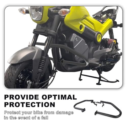 Xitomer Motorcycle Engine Guard Compatible with NAVI 110 2025 2024 2023 2022 Crash Bar Steel Protector Bumper Guards