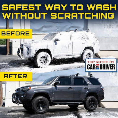 Foam King Car Wash Foam Gun, Foam Cannon for Hose Garden - The King of Suds - Ultimate Scratch Free Cleaning Car Soap Sprayer - Snow Foaming Blaster Fits all Garden Hose - color: Foam Gun (For Garden Hose)