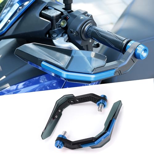 Motorcycle Handlebar Guard for Ducati XDiavel 2016 2017 2018 2019 2020 2021 2022 2023 2024 2025 2026, Motorcycle Grip Handlebar Brake Clutch Lever Guard Protector, Handguards Protector Wind Deflectors - color: B Blue
