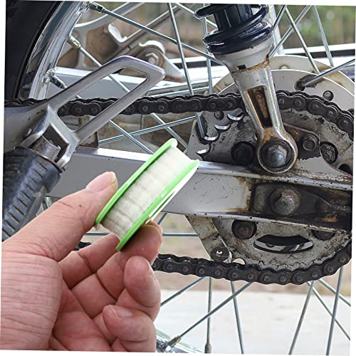 Outanaya Bike Chain Lubrication Tool Roller Oiler for Bicycle Motorcycle Chain Compact Lubricator 2 Pcs Lightweight Design for Outdoor Riding