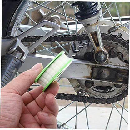 Outanaya Bike Chain Lubrication Tool Roller Oiler for Bicycle Motorcycle Chain Compact Lubricator 2 Pcs Lightweight Design for Outdoor Riding