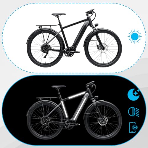 16PCS Black Reflective Tape, Motorcycle Helmet Decals Reflective Stickers for Helmet Motorcycle Helmets Stickers Night Visibility Safety Decal for Motorcycles Scooters Bike Helmets Stroller