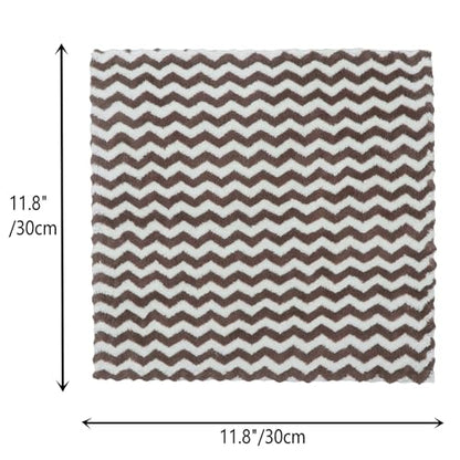 Microfiber Cleaning Cloth, 10 Pack Microfiber Rags,12inx12in, Brown | Lint Free Dish Cleaning Cloths, Fast Drying Dish Rags For Cleaning, Absorbent Washcloths - color: Brown