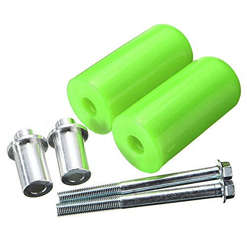 Frame Sliders, Universal Motorcycle Frame Sliders Anti Crash Protector for Yamaha Honda Suzuki (Green)