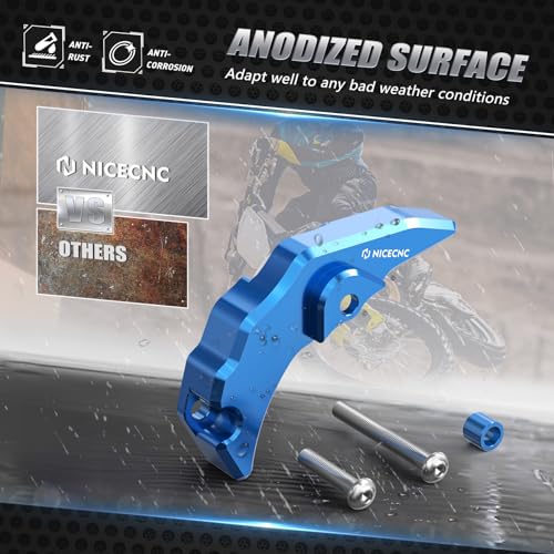 NICECNC Clutch Slave Cylinder Cover Protector Guard Compatible with KTM 250 300 XC SX 2023-2024 250 300 EXC XCW 2024,Compatible with Husqvarna 300 TX 2023-2024 250 300 TE 2024, Blue Easy to Install - color: blue