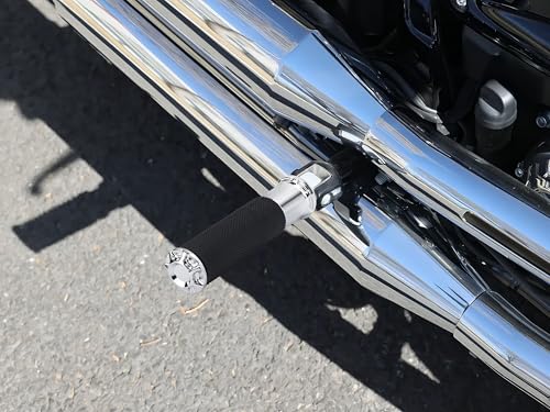 Rear Passenger Footpegs Motorcycle Foot Pegs Footrest Fit for 2020-later LiveWire 2018-later SoftailBreakout FXBRS Deluxe FLSTNSE models (Chrome Bracket) - color: Chrome Bracket