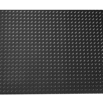 VEVOR Garage Floor Roll, 4 x 25 ft Garage Flooring Mat, 3 mm Thickened Rubber Diamond Plate Floor Protector Mat, Non-Slip, Wear-Resist, Waterproof, Easy to Clean for Warehouse, Gyms,Trailer, Black - size: 4 x 25 FT