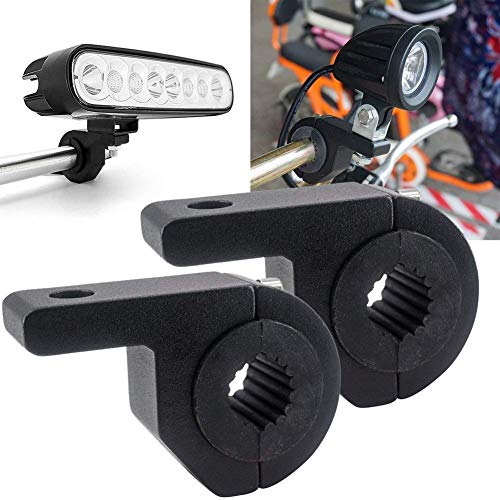 Universal 17MM-25MM LED Light Bar & Spotlight Mounting Bracket Kit for Off-road Vehicles, Car & Truck Bull Bar, Fog Light & Lamp Holder - size: 17-25MM