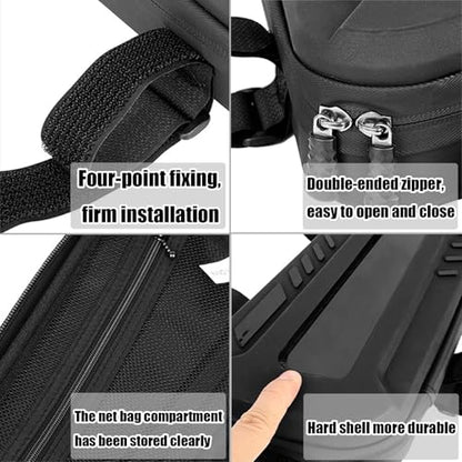 For Bullet 650 Meteor Classic 350 500 Interceptor 650 Continental GT 535 2025-2026+Waterproof motorcycle saddlebag for various motorcycle hard-shell side-mounted storage bags