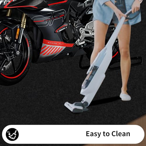 AAIN Oil Spill Mat (36" x 59"), Garage Floor Mat, Absorbent Oil Pad, Premium Maintenance Mat, Waterproof, Protect Garage Surface from Spill & Stain, Reusable, Washable, Durable, Black, 1PCS - style: 36 x 59