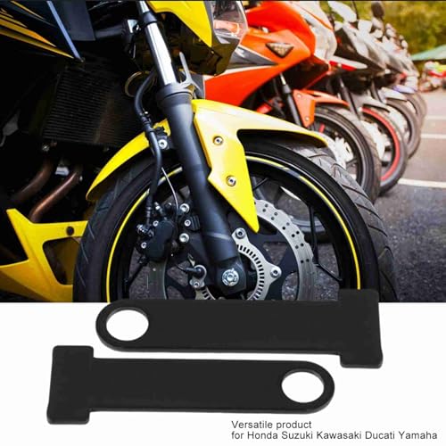 1 Pair Motorcycle Helmet Lock Extension, Universal Strap D-ring Lock, Helmet Strap D Ring, Stainless Steel D Ring Lock Extension for Motorcycle Modification, Black
