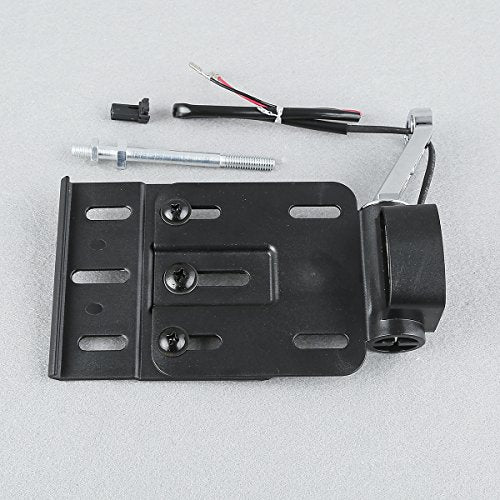 TCT-MT LED Light Side Mount License Plate Collapsible Fit for Harley Sportster XL 2004-2016 Forty Eight XL1200X Iron 883 XL883N Custom XL1200C Nightster XL1200N Roadster XL1200R Black