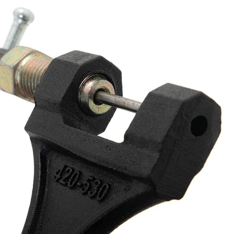 Universal Chain Breaker Riveting Tool Kit for Motorcycle, Dirt Bike, ATV Heavy Duty Tool for 420 520 525 530 Bike Chains