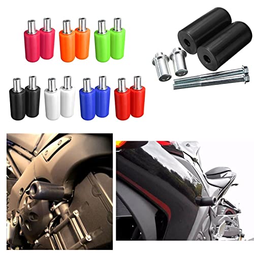 Frame Sliders, Universal Motorcycle Frame Sliders Anti Crash Protector for Yamaha Honda Suzuki (Pink)