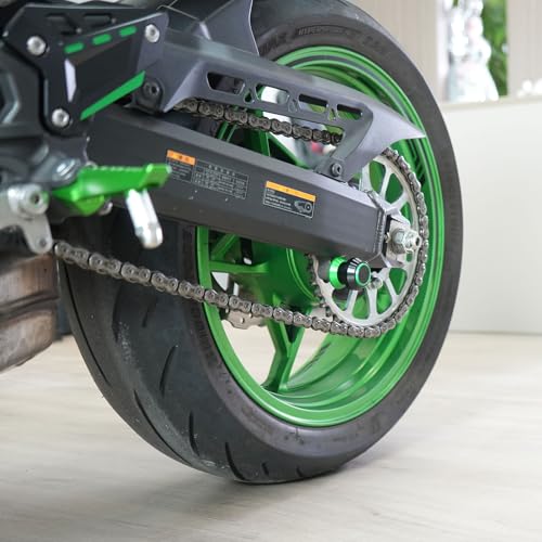 Motorcycle 8MM Swingarm Spools Fit Ninja ZX6R 2009-2023 2024 2025 2026 Motorycle Swingarm Spools Sliders Frame Stand Slider 2026 ZX6R Accessories Blue - color: blue