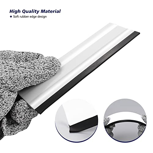 EHDIS 6" Block Squeegee Car Rubber Squeegee for Car Window Windshield,Film,Stickers,Decals and Vinyl Applicator Tool, Pack of 2 - size: 6 inch