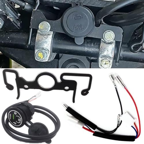 Compatible for Honda Navi 110 2022-2024 Plug & Play Wiring Harness Connector Accessory Kit + Mount Bracket
