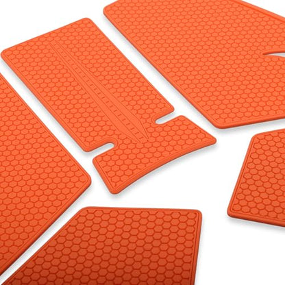 Motorcycle Tank Pads Side Gas Knee Grip Protective StickerApplies toKTM DUKE790/890 DUKE890R 2024+ (Orange) - color: Orange