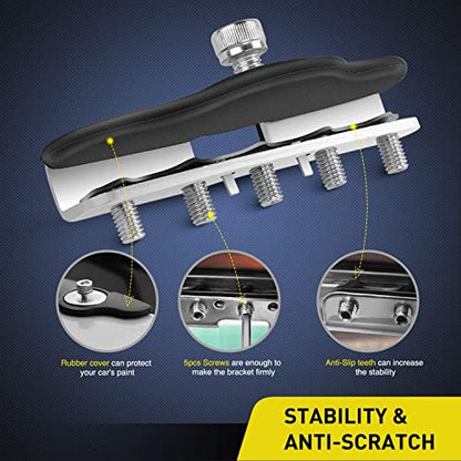 Nilight 2PCS 4Inch 18W Flood LED Pods Universal Adjustable Pillar Hood Off Road Led Work Light with Mount Bracket Wiring Harness-2 Leads, 2 Years Warranty - color: Led Pods+Wiring Harness+Pillar Hood Bracket