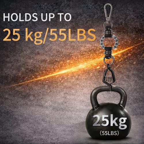 Heavy Duty Glove & Hat Clip with Carabiner, All-Metal Spring Clamp Work Glove Holder for Tool Belt, Harness, Backpack - style: Spike