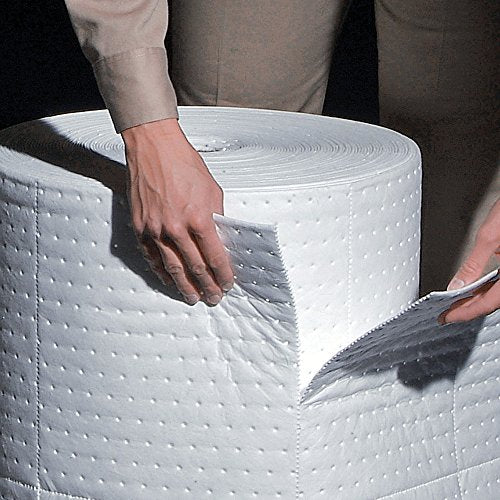 PIG Oil Mat - Oil-Only Absorbent Mat Roll - 1 Roll - 15" x 150' Roll - Absorbs up to 16.5 gallons per Roll - MAT446 - size: 15" x 150'