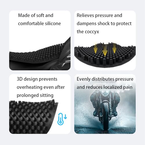 Motorcycle Seat Cushion for Indian Scout 2015-2019 2020-2022 2023 2024 2025 2026 Motorcycle Saddle Cushion Breathable Non-Breaking Waterproof Motorbike Seat Cover