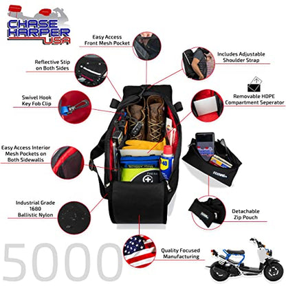 Chase Harper USA - Ruckus 5000 Under The Seat Bag - Compatible with All Ruckus Model Years With Stock Frame - Water and Tear-Resistant, Industrial Grade 1000D Nylon – Woodland Camo - color: Woodland Camo, size: Stock Frame Fit, style: Bag Only