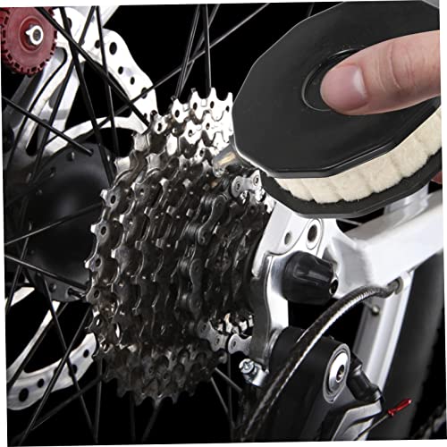2pcs Bicycle Oiler Mountain Bike Lubricator Bike Oil Mountain Cycle Lubricator Bike Lubricant Chain Wax - color: Black