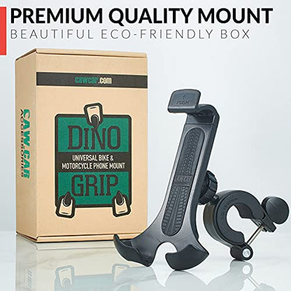 New 2025 Bicycle & Motorcycle Phone Mount - The Most Secure One-Handed Bike Phone Holder for iPhone, Samsung or Any Smartphone. Stress-Resistant and Highly Adjustable. +100 to Safeness & Comfort