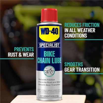 WD-40 Specialist Bike Chain Lube, 6 OZ - size: 1-Pack
