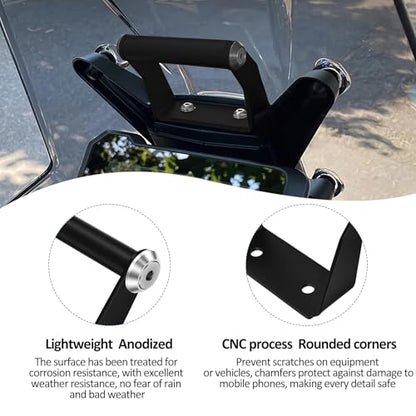 for 790 890 Adventure 2024-2025 790 890 Adventure R 2024 2025 Motorcycle GPS Phone Holder Auxiliary Nav Screen Mount Navigation Tower GPS Bars(22mm) - size: 22mm