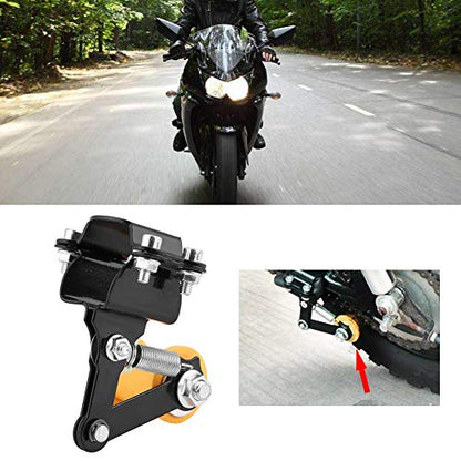 Chain Tensioner For Minibike,Quad Kettenspanner Chain Tensioner,Arched Chain Tensioner,Universal Adjuster Chain Tensioner Bolt On Roller Motorcycle Modified Accessories Tool