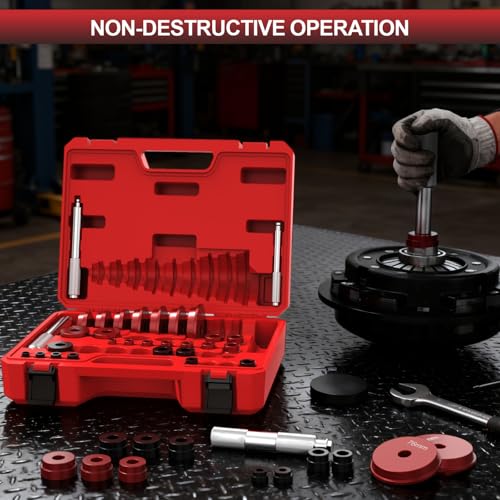 Marvelity 43 Piece Bearing Press Kit, Bearing Race & Seal Driver Set, Professional Seal Driver Installer Tool for Bearing Installation, Heavy-Duty for Automotive & Machinery Repair