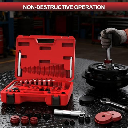 Marvelity 43 Piece Bearing Press Kit, Bearing Race & Seal Driver Set, Professional Seal Driver Installer Tool for Bearing Installation, Heavy-Duty for Automotive & Machinery Repair